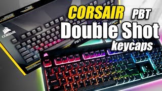 What are Double Shot Keycaps  Corsair PBT Double Shot Keycaps [upl. by Keen944]