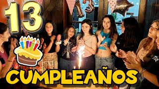 CUMPLEAÑOS ARANTXA 🎂 13 AÑOS 🎁 ASI FUE MI FIESTA Y MIS REGALOS [upl. by Llehcam]