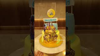 IPL CSk Theme cake for Bhumrah Fans l Chennai Super Kings Theme cake bhumra cskfans iplcsk cake [upl. by Sarilda]