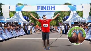 I Ran A Marathon In Hawai ചെരുപ്പ് Bad Idea [upl. by Derzon]