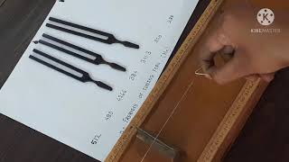 2XII science experiment sonometer law of length procedure [upl. by Rubia]