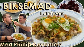 BIKSEMAD I AIRFRYER med Phillip Devantier 🍴👨‍🍳🔥 [upl. by Aerdnaed]