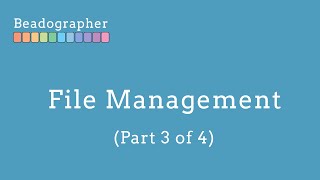 ARCHIVED 82 File management Part 3 of 4 [upl. by Henriques]