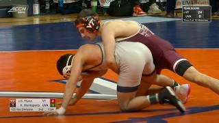 125lbs Cooper Flynn Virginia Tech vs Kyle Montaperto Virginia [upl. by Fayina]