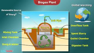 Biogas Plant  Science  Working Model and Explanation [upl. by Eimmot]