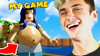 I Reacted to YouTubers Playing MY GAME 😂  Roblox [upl. by Milas]