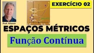 ESPAÇOS MÉTRICOS Ponto de Acumulação  Exercício 02 [upl. by Oona687]