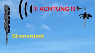 Achtung Sirenentest  2024 [upl. by Kiyohara840]