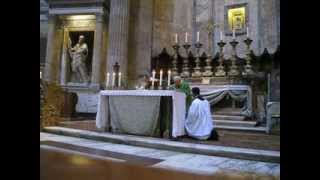 Mass at the Pantheon Rome [upl. by Ilatan]