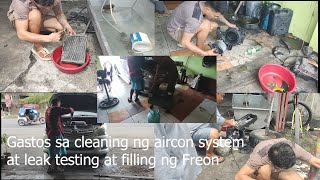 Paano at Magkano magpa Car Aircon General Cleaning Leak Testing at Filling ng Freon PapaRolly exp [upl. by Laidlaw]