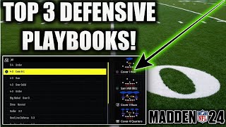 THE UPDATED BEST DEFENSIVE PLAYBOOKS IN MADDEN 24 [upl. by Enenaj540]