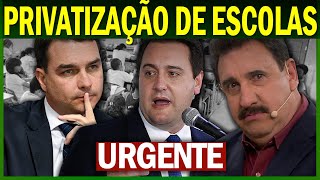 Filho do bolsonarista Ratinho quer PRIVATIZAR as escolas do Paraná Professores foram pra cima [upl. by Atirys]