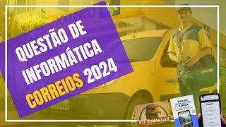 Concurso dos Correios 2024  informática  Questões correios2024 [upl. by Brina]