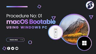 How to create a macOS bootable usb install drive  using windows pc [upl. by Lleryd]