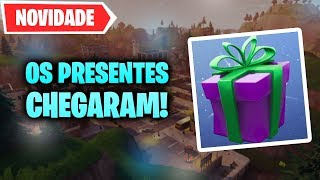 VAZOU O FUNCIONAMENTO DO SISTEMA DE PRESENTES  Fortnite [upl. by Eresed]