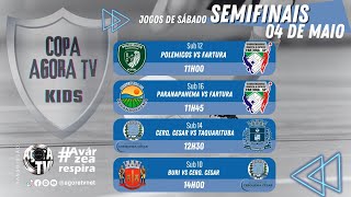 SEMIFINAIS  COPA AGORA TV KIDS  POLEMICOS FARTURA PARANAPANEMA CER CESAR TAQUARITUBA E BURI [upl. by Asiek]