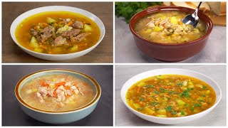 СУПЫ С КРУПОЙ 4 рецепта вкусных супов которые захочется приготовить еще не раз от Всегда Вкусно [upl. by Zelle]