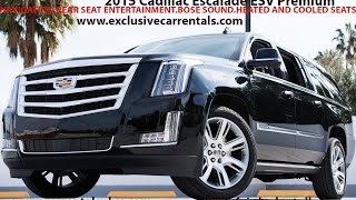 2015 Cadillac Escalade ESV Luxury Car Rental Los Angeles [upl. by Spitzer891]