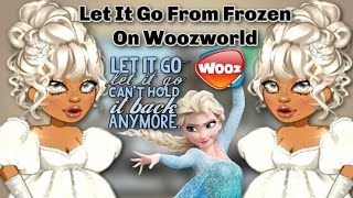 Woozworld By Demi Lovato Let It Go From Frozen Music Video On Woozworld [upl. by Suzzy]