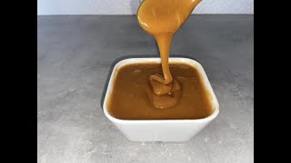 Recette caramel beurre salé 3 minutes chrono [upl. by Ahsatan]