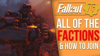 Fallout 76  Every New Faction and How to Join Them [upl. by Gone]