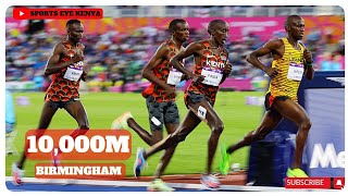 10000M MENS FINALS BIRMINGHAM COMMONWEALTH GAMES 2022 [upl. by Narah]