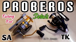 PROBEROS Fishing reelTK amp SA seriesDetailsLine Capacity [upl. by Karee]