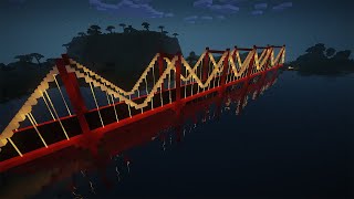 COMO HACER UN PUENTE ÉPICO EN MINECRAFT PARA TU CIUDAD [upl. by Sigismond]