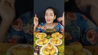 1 min panipuri challenge golgappaeatingchallenge streetfood panipuri [upl. by Evy]