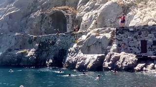 Kamari Beach  Santorini  Jump [upl. by Halet]