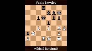 Mikhail Botvinnik vs Vasily Smyslov  World Championship Match 1954 [upl. by Mcgrody]