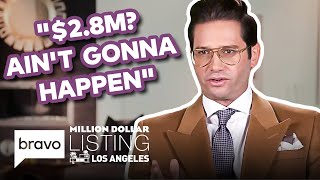 Josh Flagg Shows Off His Negotiating Skills  Million Dollar Listing LA Highlight S13 E4 [upl. by Johnston97]