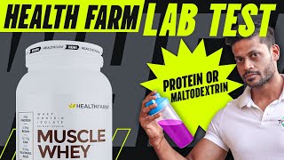 HEALTHFARM MUSCLE WHEY PROTEIN LAB TEST REPORT  PROTEIN OR MALTODEXTRIN  review fitness gym [upl. by Kimmy355]