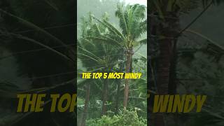 Top 5 Most Windy Places in the World windy shorts [upl. by Horst270]