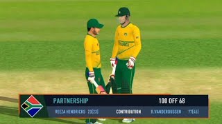 1️⃣0️⃣0️⃣ Runs Partnership bw Reeza Hendricks amp Rassie van der Dussen In RC 24 [upl. by Manvel279]