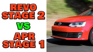 VW JETTA 14 TSI  REVO VS APR [upl. by Pansie770]