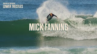 Mick Fanning Free Surfing Lower Trestles Before Rip Curl WSL Finals [upl. by Auqinahc]