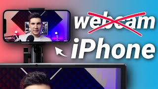 Como usar iPhone como WEBCAM en PC y MAC 📷 Calidad Extrema OBS ZOOM Skype etc [upl. by Fisher]