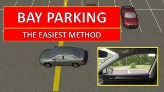 Learn how to PARK IN A BAY The easiest driving lesson by Parking Tutorial [upl. by Sonni]