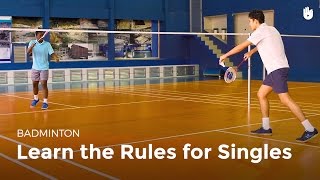 Badminton Doubles  Understand the court and lines  Very Easy Way badminton badmintonrules [upl. by Querida]