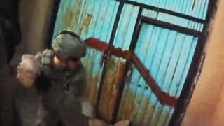 Soldiers Kick Down Taliban Compound Door After Ambush [upl. by Lukey724]