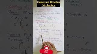 ❌ Cannizzaro Reaction Mechanism 🔥🔥🔥 shorts neet iit jeemains boards [upl. by Akimal]