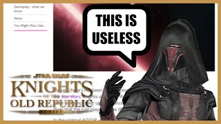 These Articles Are Pointless  KOTOR Remake Update [upl. by Cioban]