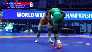 Anastasia NICHITA MDA vs Odunayo Folasade ADEKUOROYE NGR  Seniors World Championships 2023  Q [upl. by Nylhtac]