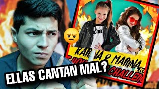 REACCION a KARINA Y MARINA  🔥 ROAST YOURSELF CHALLENGE 20🔥 [upl. by Dahraf]