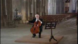 Rostropovich Plays Bach 4ii Allemande [upl. by Jervis]