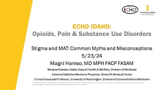 Stigma and MAT Common Myths amp Misconceptions  52324 [upl. by Curley]