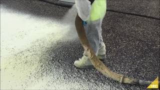 Spray Foam over Gravel BUR [upl. by Yordan]