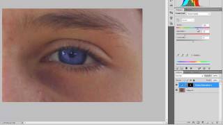 TUTO changer couleur des yeux part2 photoshop cs5 [upl. by Sallyann966]