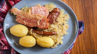 Recette  Choucroute de navets salés [upl. by Kohn]